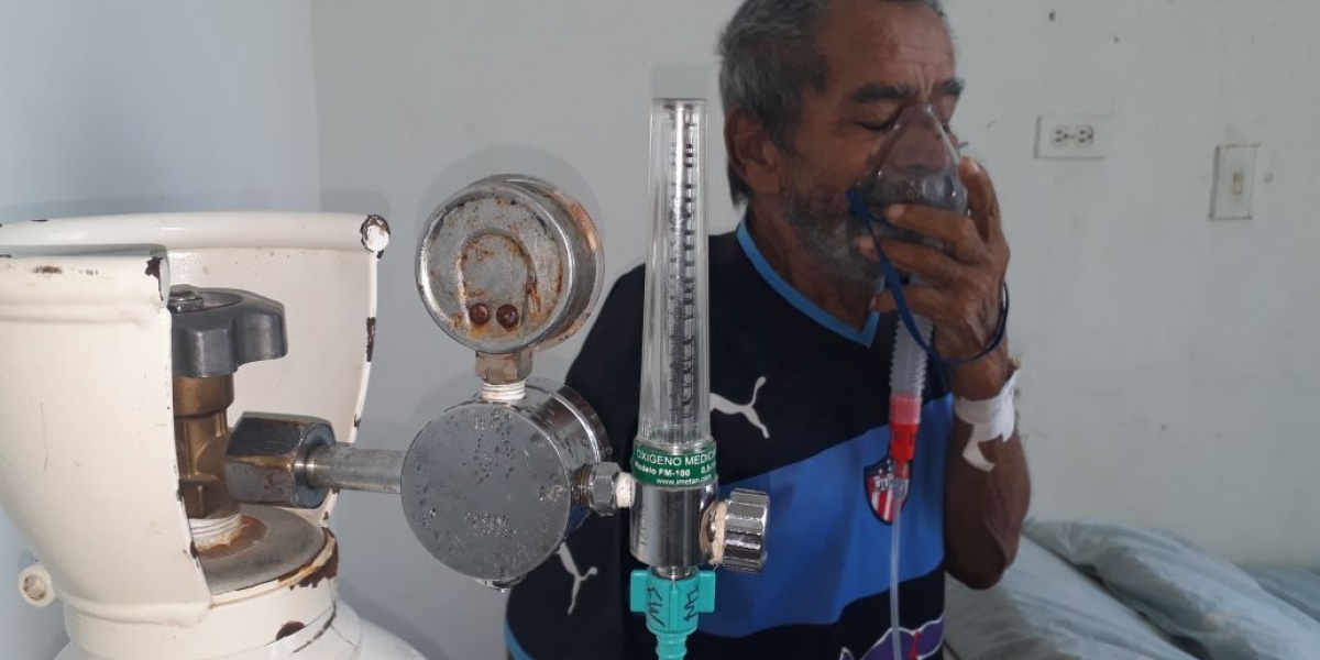 Wílder Álvarez El paciente se encuentra en las instalaciones del hospital La Candelaria de El Banco.
