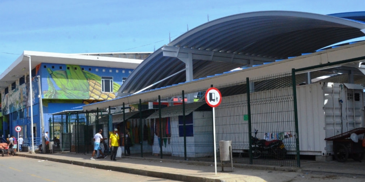 El Mercado Público de Santa Marta. 