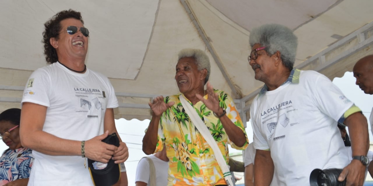 Carlos Vives departió con líderes y Gestores Culturales del Barrio