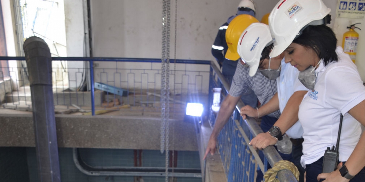 que estas obras de mejoramiento, se suman a las que se llevan a cabo en la Planta de Tratamiento de Agua Potable de Mamatoco, el Rebombeo de Gaira y la Ebar Norte.