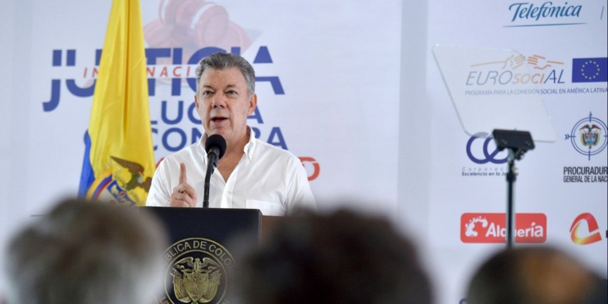 Juan Manuel Santos, presidente de Colombia.