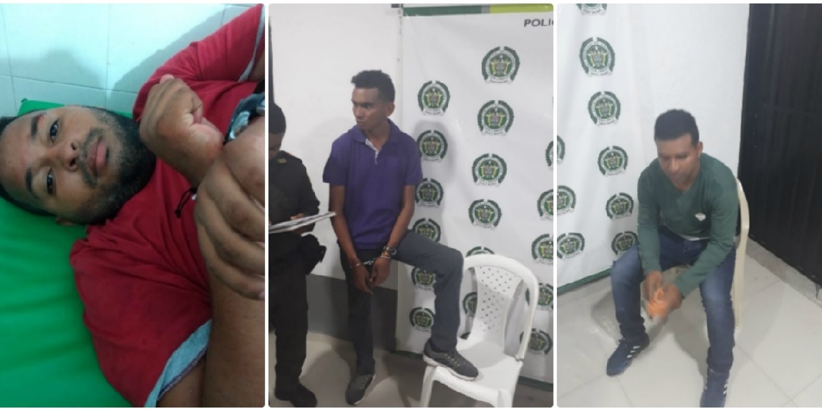 Wílder Álvarez Los hombres fueron capturados luego de un operativo de las autoridades.