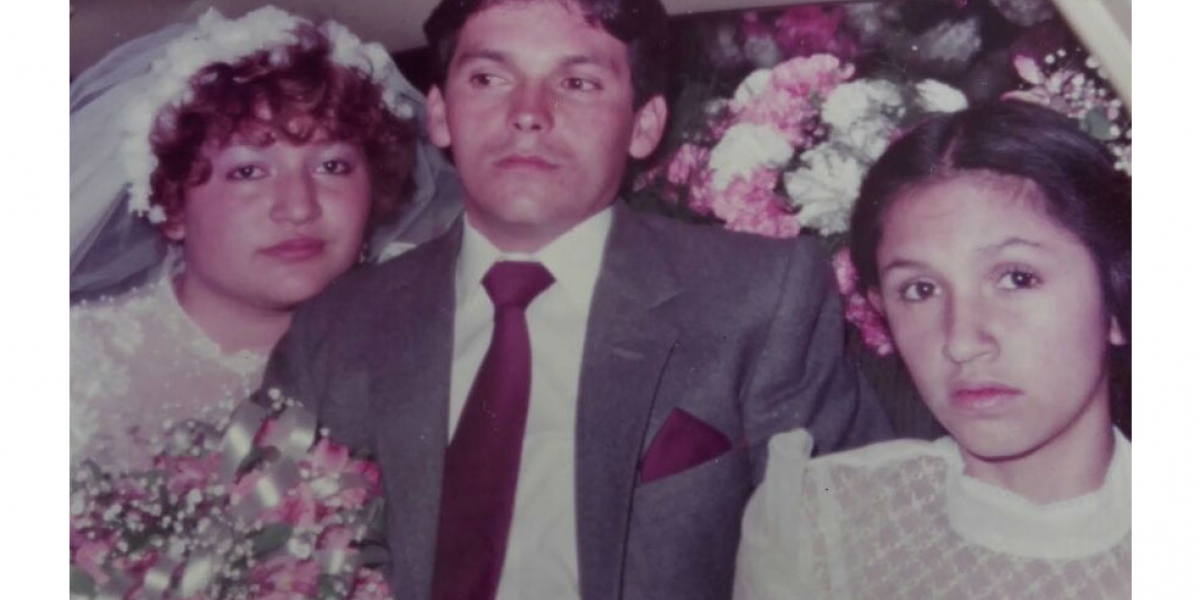 Libardo Durán, el día de su matrimonio.