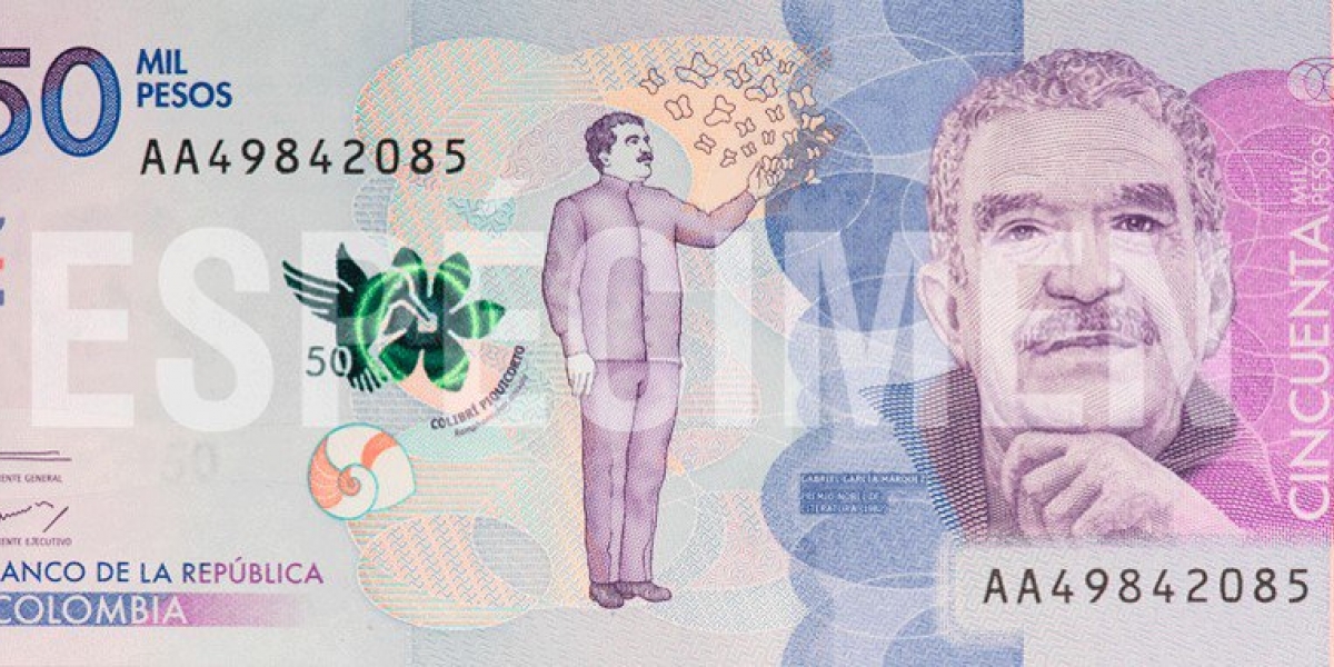 Billete de 50 mil pesos.