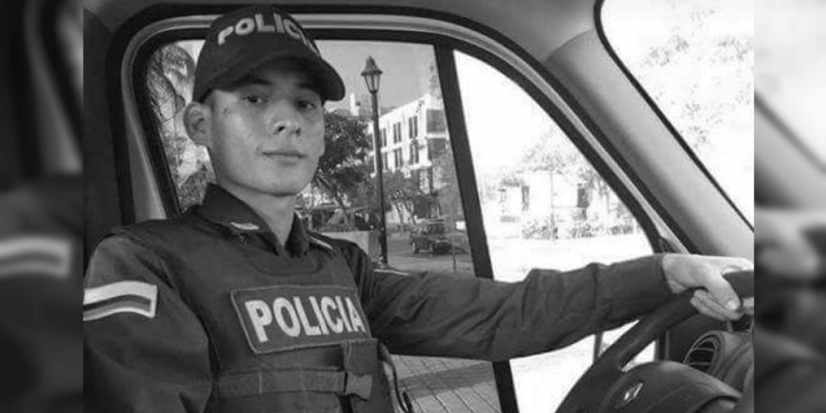 Leonel Pérez López, uniformado fallecido tras accidente de transito. 