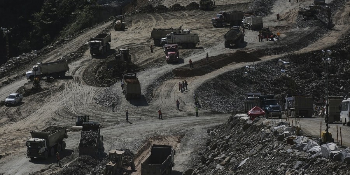 Obras en Hidrointuango.