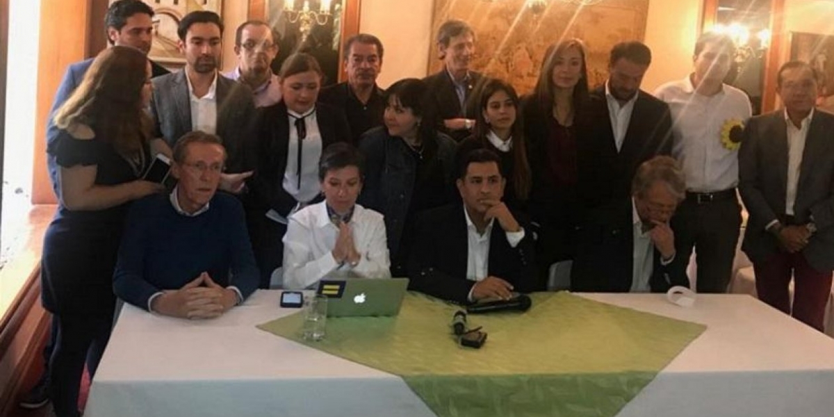 Alianza verde- Rueda de prensa.