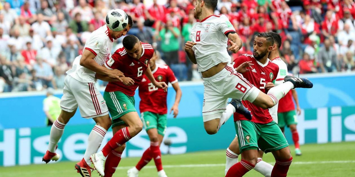  Irán y Marruecos protagonizaron un partido bastante flojo. 