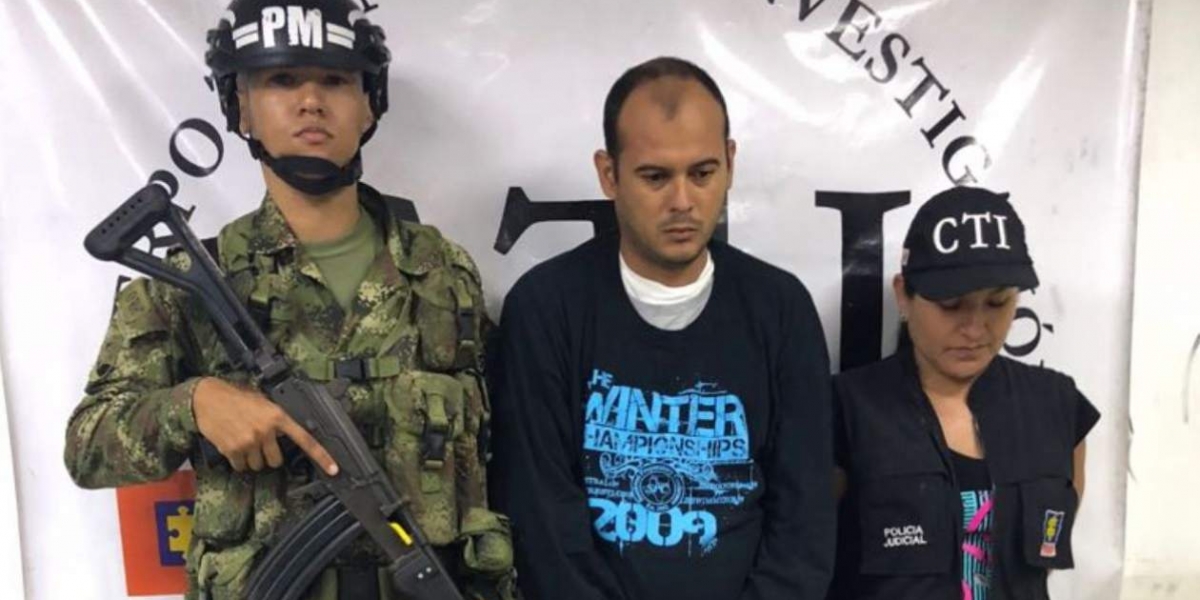 Fiscalía. El hombre fue capturado el pasado viernes en el centro de Barranquilla.
