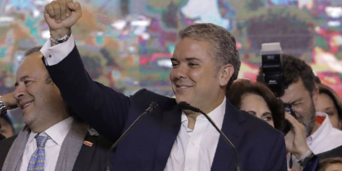 Iván Duque, nuevo presidente electo de Colombia.