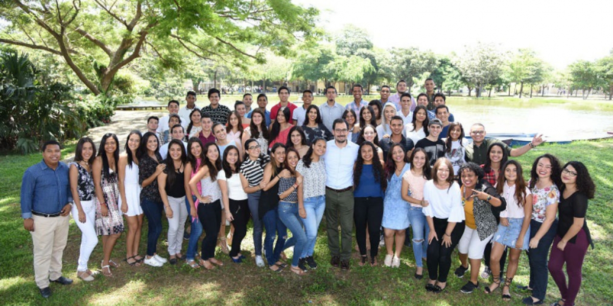 Estudiantes de Unimagdalena que saldrán de intercambio el segundo semestre de 2018.