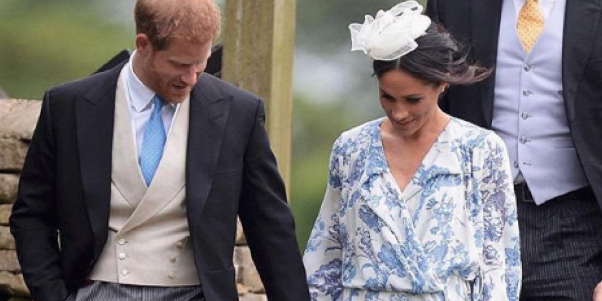 Los duques de Sussex en una boda este fin de semana.