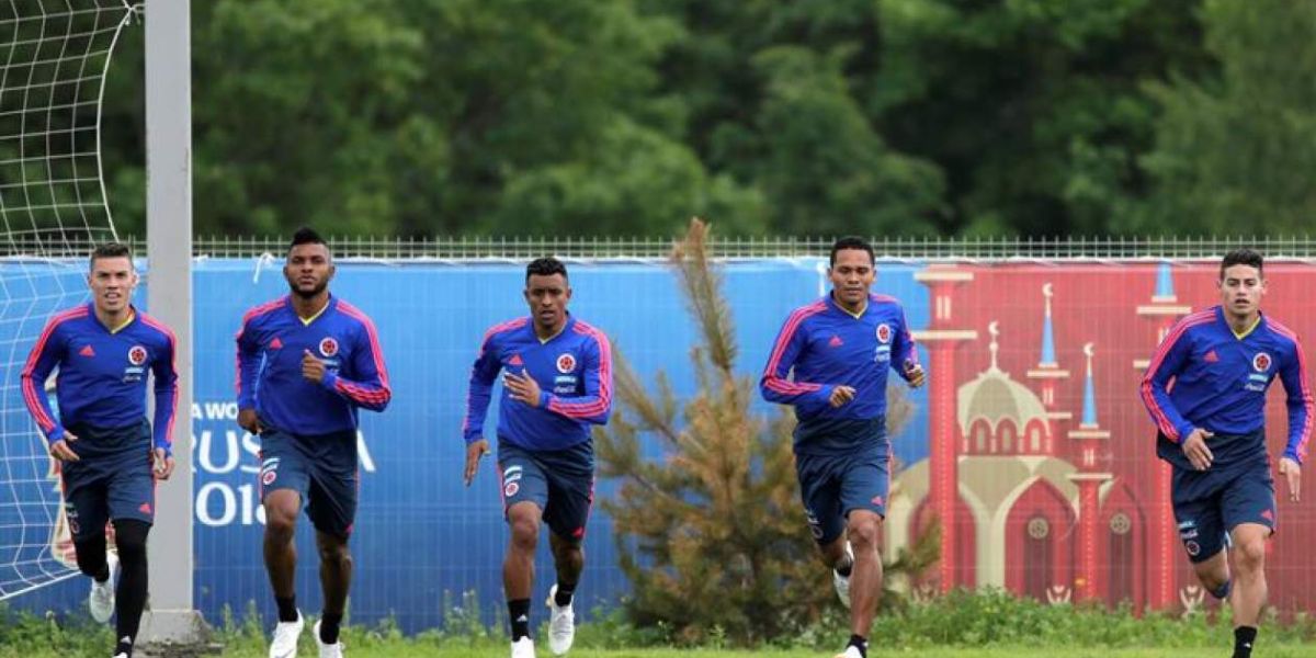 EFE Colombia regresó a entrenamientos tras la derrota ante Japón.