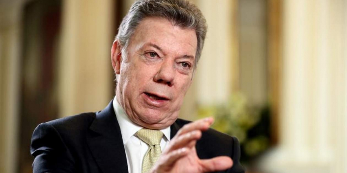 EFE. Juan Manuel Santos, presidente de Colombia.