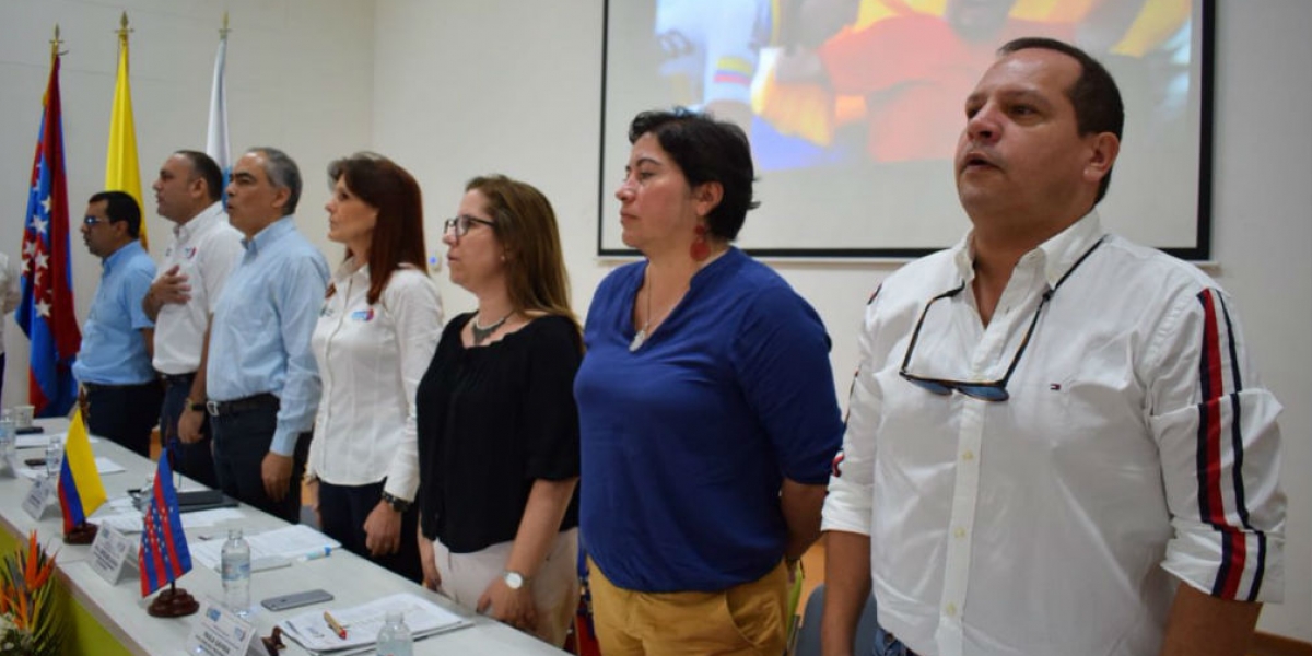 Código Prensa El Comisionado de Paz participa de una jornada académica en la Universidad Antonio Nariño sede Santa Marta.
