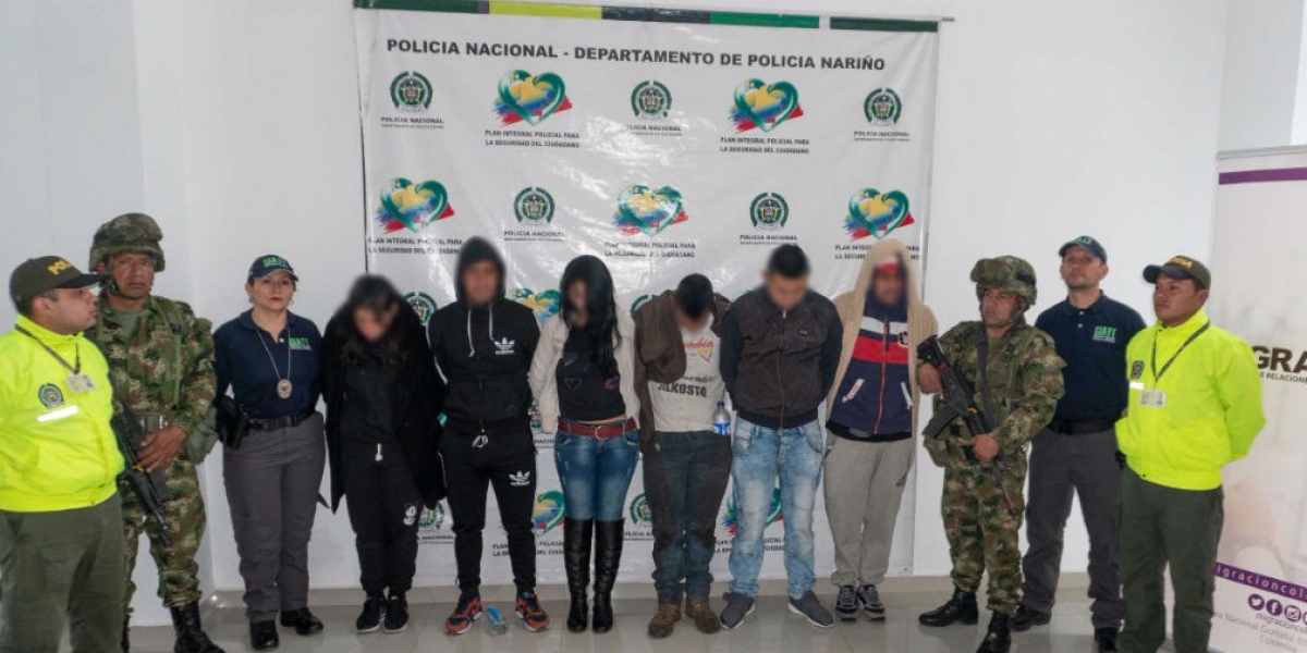 migración colombia. Con estas siete detenciones, ya son más de 160 las personas capturadas por el Grupo Giatt de Migración Colombia por tráfico de migrantes.