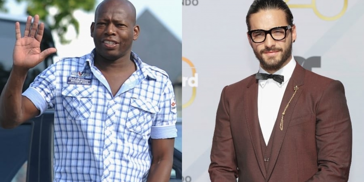 'Tino' Asprilla y Maluma.