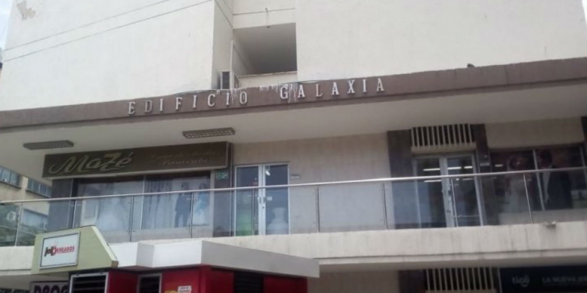 Edificio Galaxia donde se adelantaba la audiencia de medida de aseguramiento.