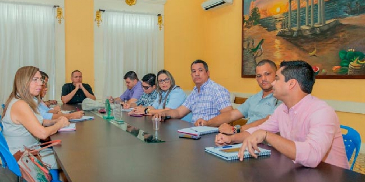 Aspecto del consejo de gobierno desarrollado la mañana de este lunes en Ciénaga.