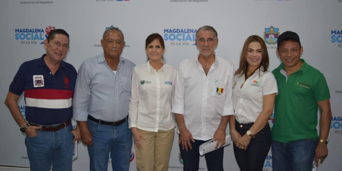 El alcalde de Aracataca, Pedro Sánchez, gestionó los recursos en la última sesión del Ocad en Santa Marta.