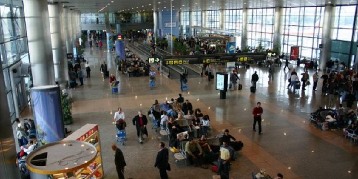 Panorámica del aeropuerto Eldorado de Bogotá.