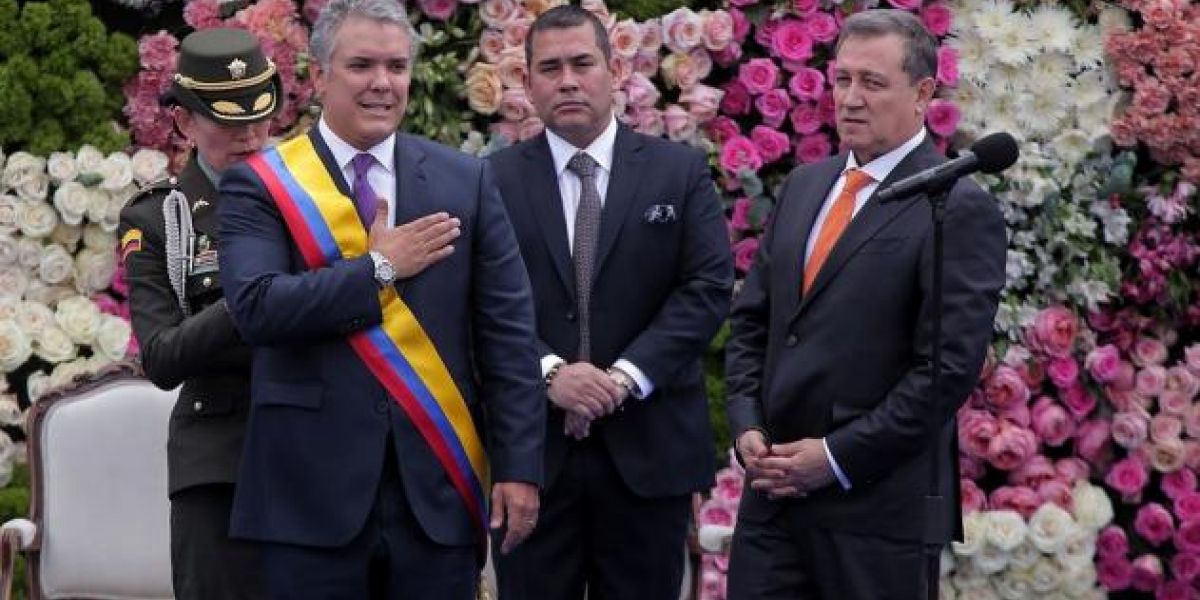 Ceremonia de posesión del presidente Iván Duque este 7 de agosto. 