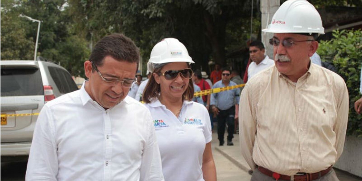 El alcalde Santa Marta, Rafael Martínez está convencido que esta sería la solución definitiva al problema de agua en la ciudad.