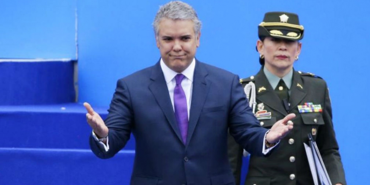 Iván Duque presidente de Colombia.