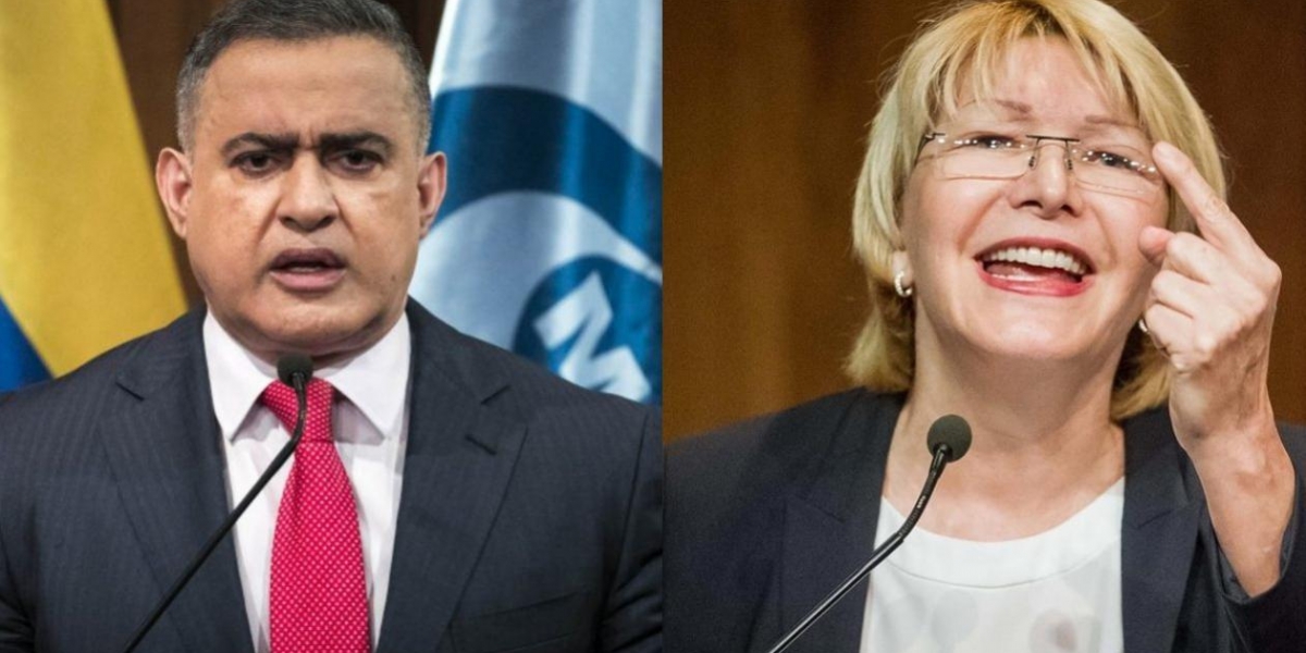  Tarek Saab, fiscal de Venezuela, y Luisa Ortega, exfiscal.