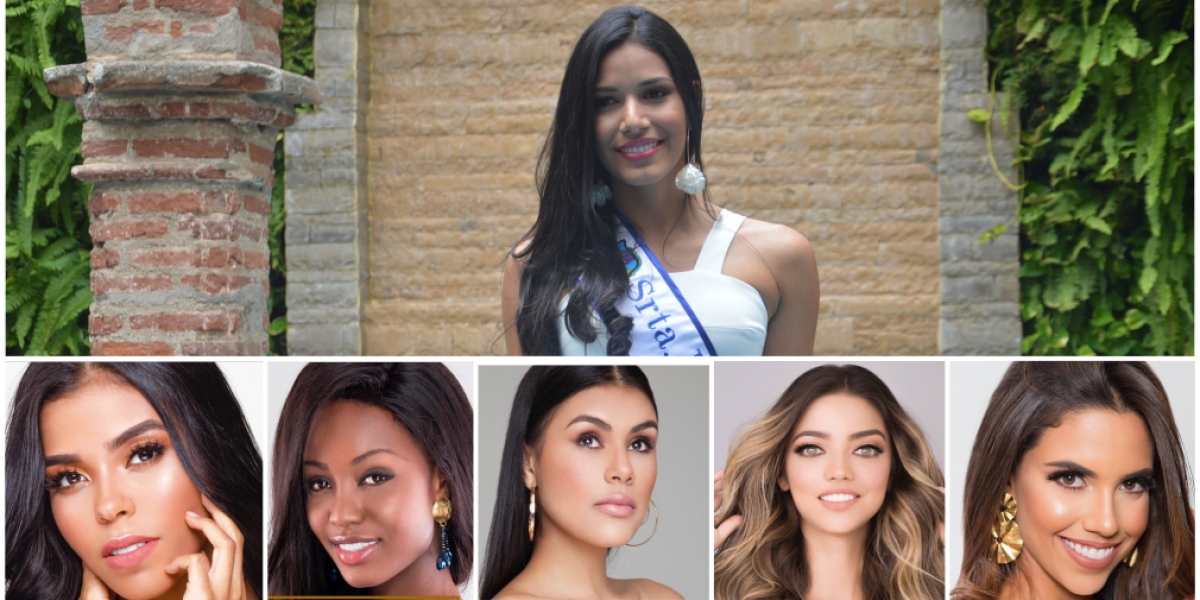 Este es el grupo que representa a la Región Caribe en el Concurso Rumbo a Miss Universo 2018.