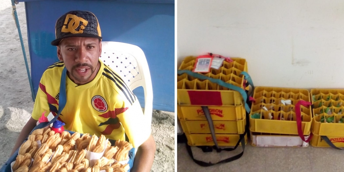 Cortesía. Churros no cuentan con las normas sanitarias.
