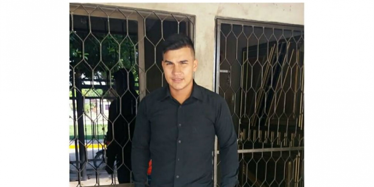 Javier Narváez Ardila, joven asesinado en la Ciudadela.