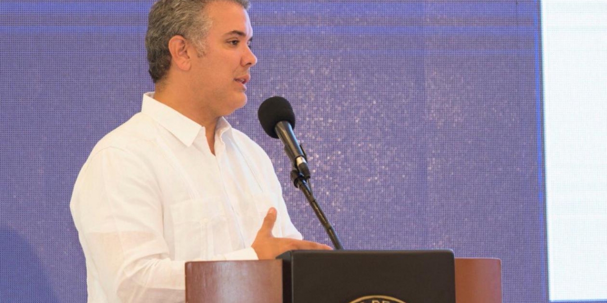 Iván Duque, presidente de Colombia.