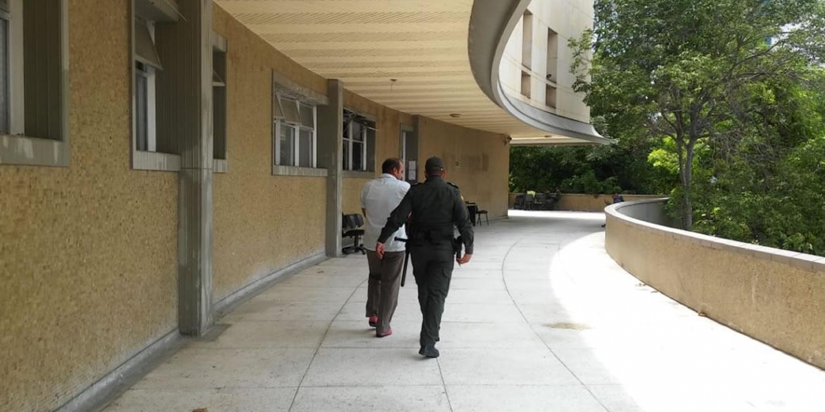 Zonacero.com El Juez 18 Penal Municipal decidió enviarlo a la Penitenciaría. El imputado no aceptó cargos.