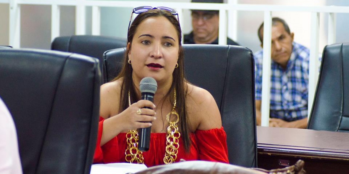 Archivo Elizabeth Molina Campo, concejal de Santa Marta.