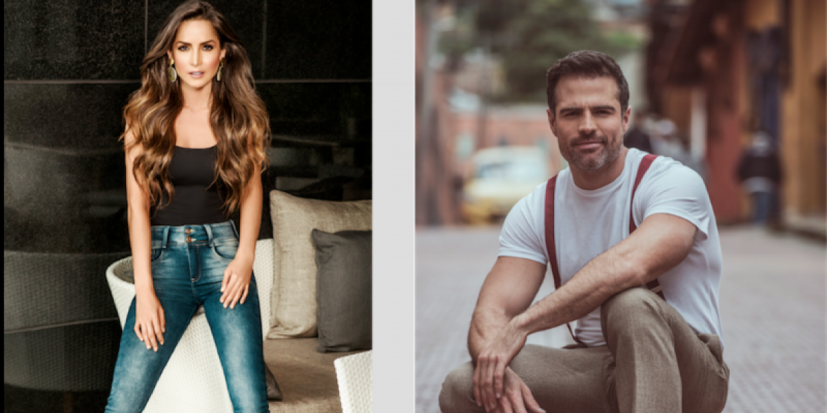 Premios TVyNovelas La actriz Carmen Villalobos y Roberto Manrique