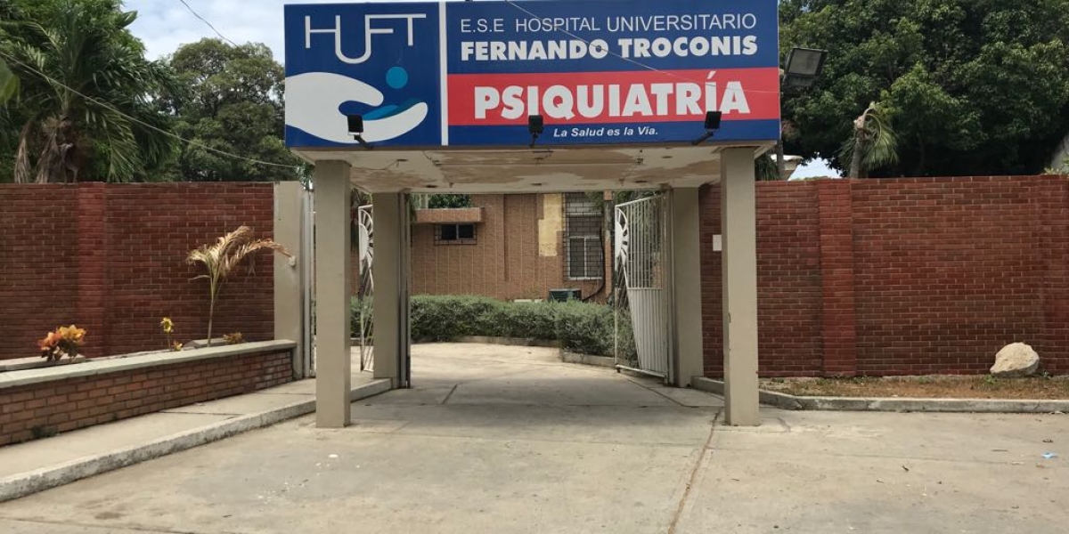 Seguimiento.co Entrada de la unidad psiquiátrica del hospital Troconis.