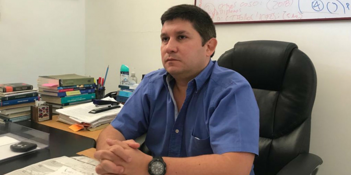 Alfredo Ruiz, jefe de la oficina de Control Disciplinario de la Gobernación del Magdalena.