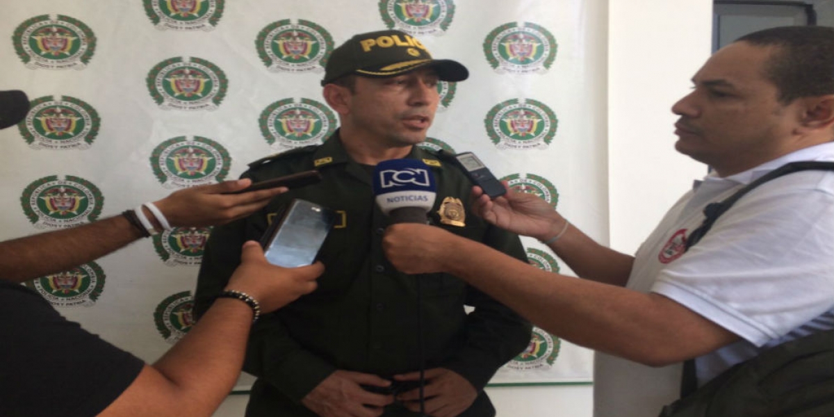 Coronel Gustavo Berdugo Garavito, Comandante de la Policía Metropolitana de Santa Marta.