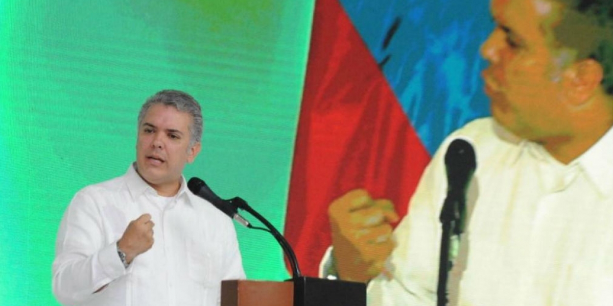 Iván Duque presidente de Colombia.