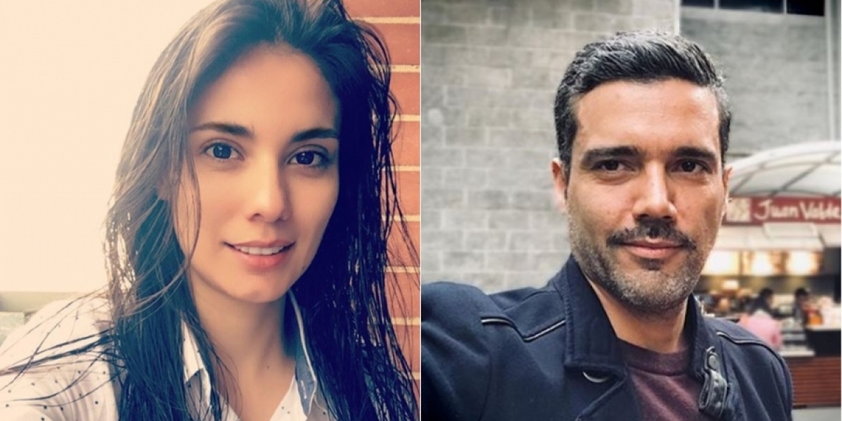 Eileen Moreno y Alejandro García, actores.