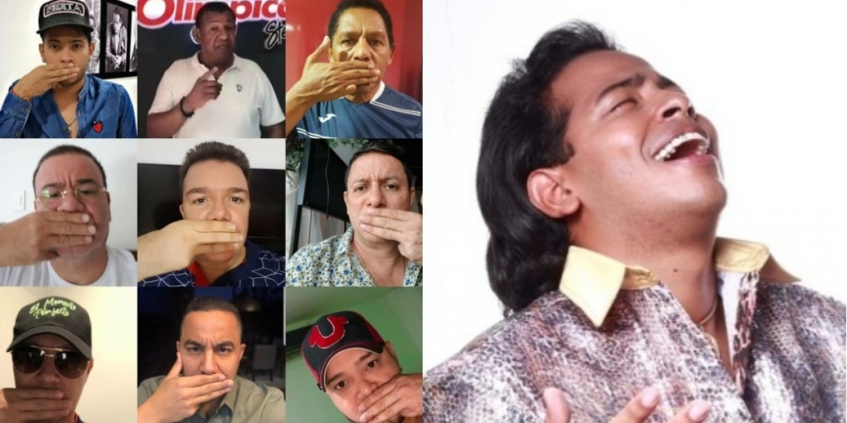 Estos son varios los cantantes, compositores y acordeoneros que se unieron en la campaña en contra del locutor Álvaro Álvarez.
