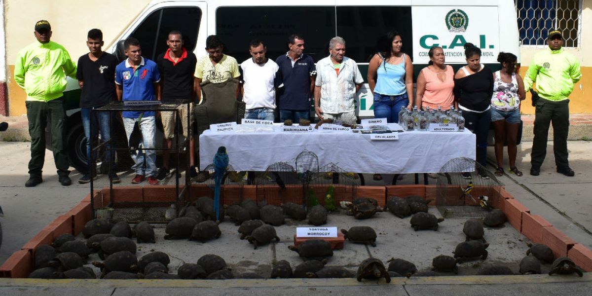 Policía Capturados en Fundación.