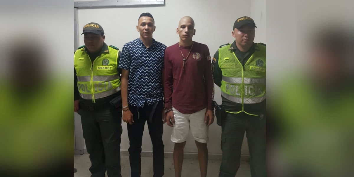 Kevin Andrés Potes Polo, de 29 años y Kevin Pérez Maldonado, de 27.