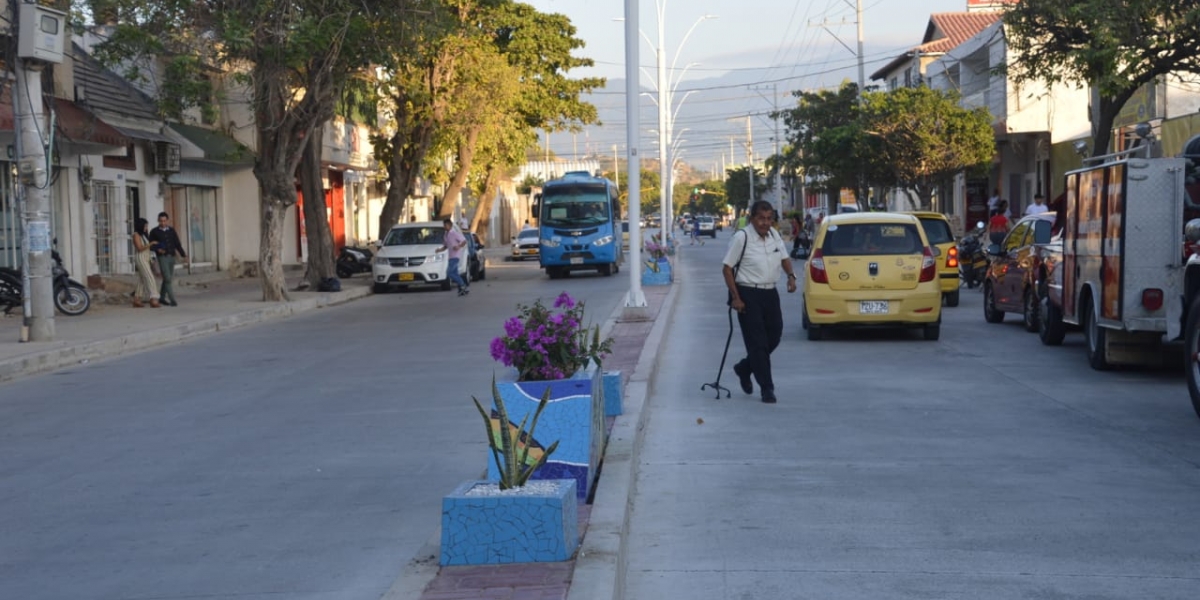 Así luce la renovada calle 22 entre carreras quinta y Avenida del Ferrocarril