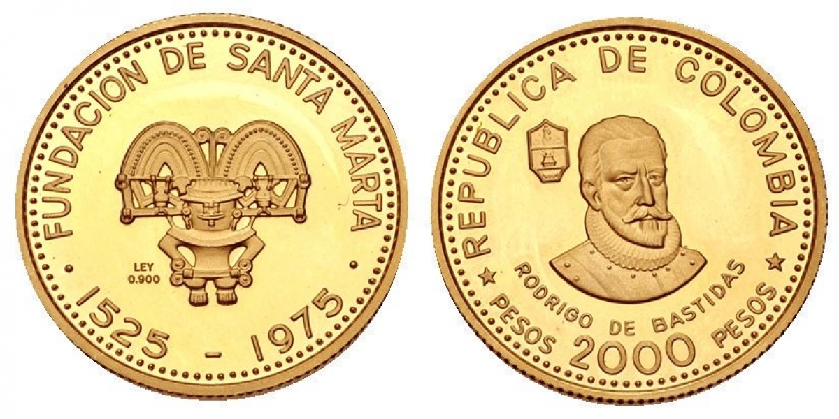 Así es la moneda conmemorativa por los 450 años de la fundación de Santa Marta.