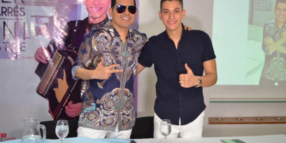 El Heraldo Peter Manjarrés y su nuevo acordeonero Daniel Maestre