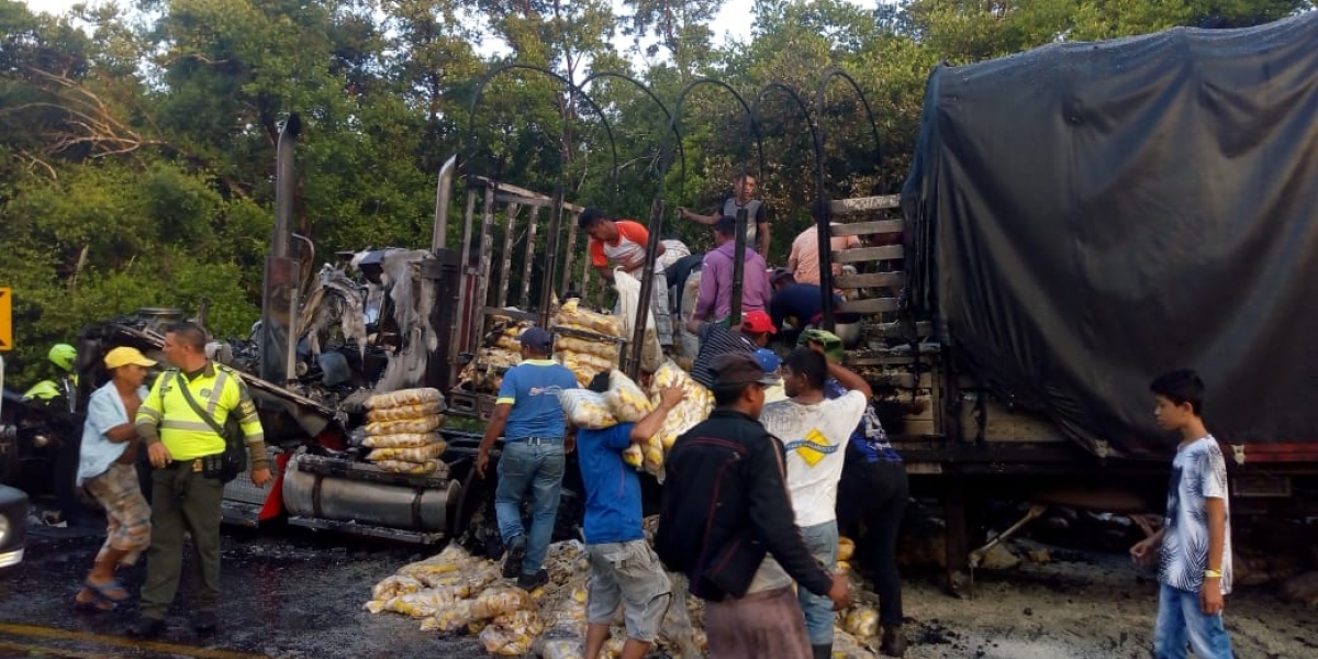 El hecho se registró en el kilómetro 16 de la vía Ciénaga-Barranquilla.