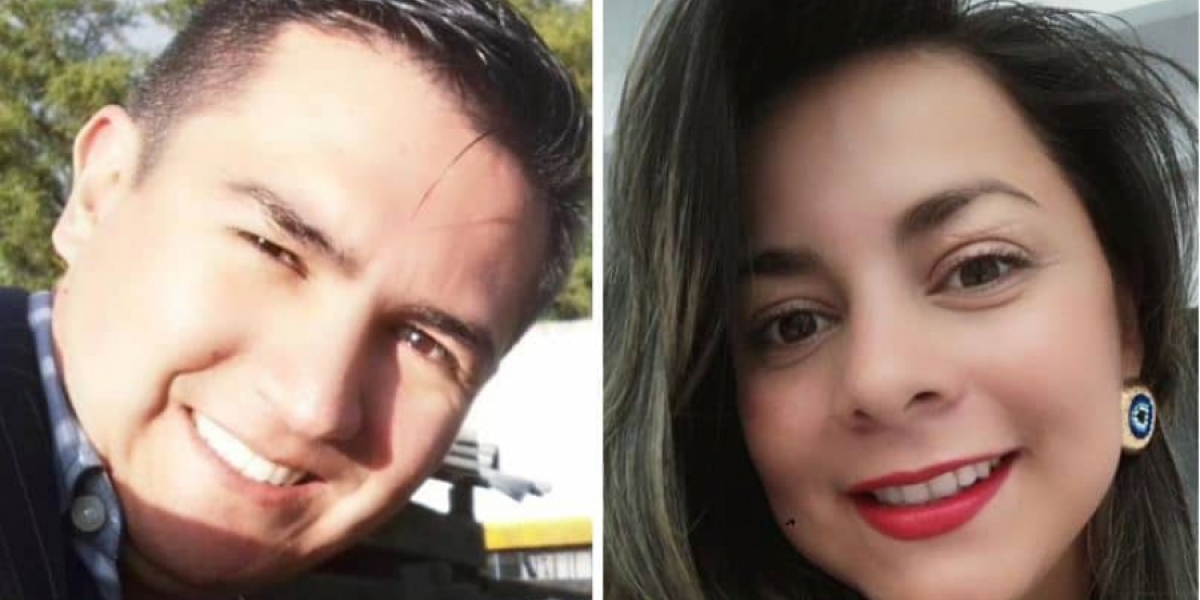 Viviana Muñoz. asesinada, y su esposo Maurico-Quiroga, hallado muerto 