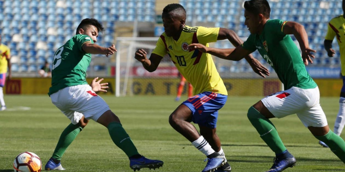 cortesía Yeison Tolosa, el '10' de la Selección Colombia sub-20